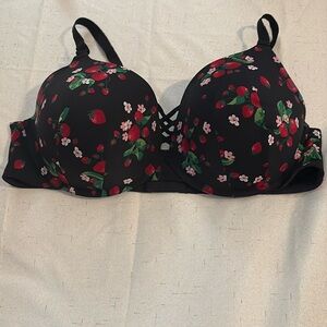 Strawberry Push Up Plunge Bra
